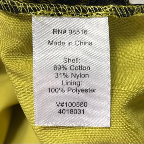 Coldwater Creek Skirt, Black, Lace Overlay, size 16 - Picture 7 of 8